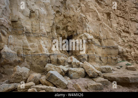 Falaises de grès,West Bay, Bridport Harbour,petit port touristique et de règlement sur la côte de la Manche dans le Dorset, en Angleterre, situé à la Banque D'Images