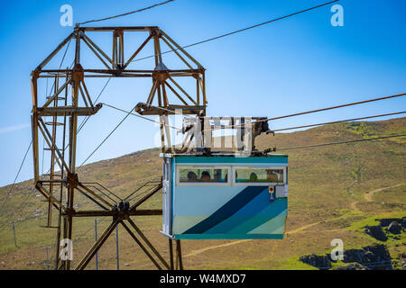 Téléphérique à Dursey Island à la fin de la Péninsule de Beara, l'Irlande Banque D'Images