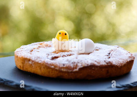 Pastiera napolitaine (gâteau de Pâques), Gâteau traditionnel italien Banque D'Images