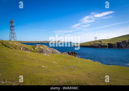 Téléphérique à Dursey Island à la fin de la Péninsule de Beara, l'Irlande Banque D'Images