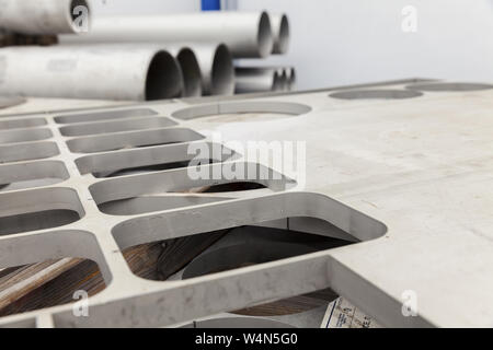 Ferraille sur pile, industrial background, Close up Banque D'Images