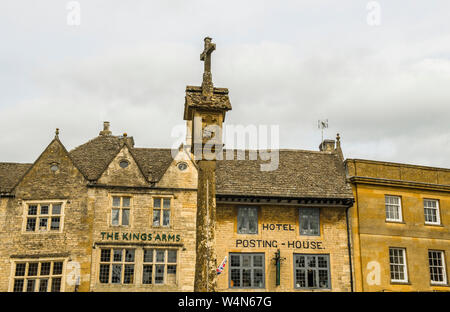Stow on the Wold dans l'AONB Cotswolds Angleterre Banque D'Images