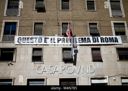 Roma, Italia. 24 juillet, 2019. Foto Cecilia Fabiano Crédit : LaPresse/Alamy Live News Banque D'Images