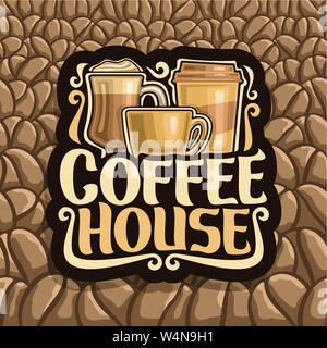 Logo Vector pour Coffee House Illustration de Vecteur