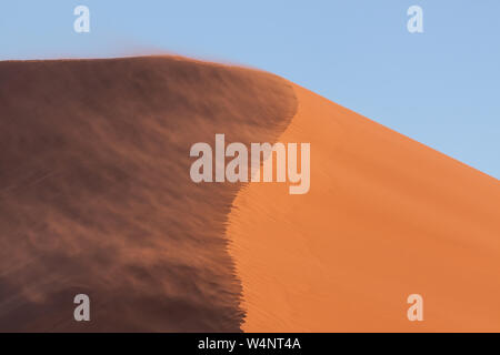 Soleil et ombre shot de dune 45 en Namibie Banque D'Images