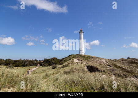 Lyngvig phare au Danemark Banque D'Images