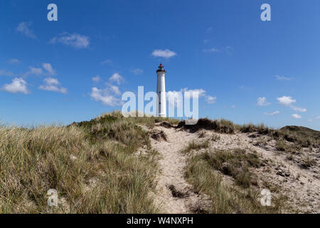 Lyngvig phare au Danemark Banque D'Images
