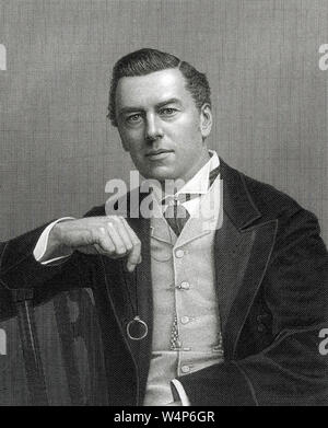 JOSEPH Chamberlain (1836-1914) Homme d'État britannique, premier Conservateur Libéral Banque D'Images