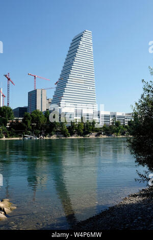 Une vue générale de la tour Roche du Rhin, Bâle, Suisse Banque D'Images