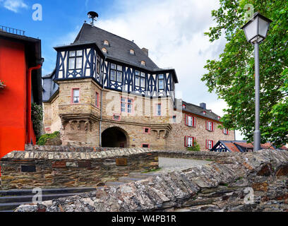 Vue de l'Kanzleitor à Idstein, Taunus, Hesse, Allemagne Banque D'Images