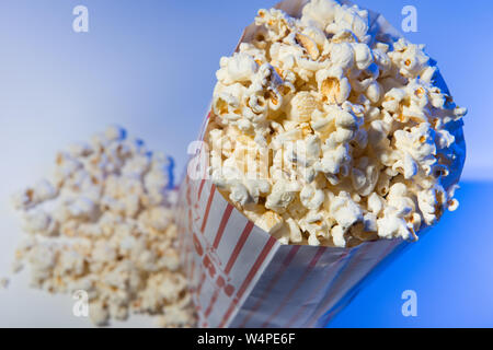 Sac de popcorn Banque D'Images
