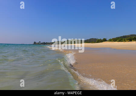 Tizit Beach sur la péninsule Dawei, Myanmar Banque D'Images