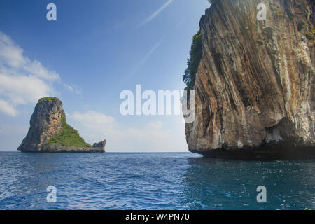 La Thaïlande et la mer paysage .île Adventures et travel concept.paysage pittoresque.Seascape Banque D'Images