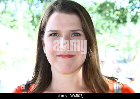 JO SWINSON À WESTMINSTER LE 24 JUILLET 2019. Chef du Parti libéral-démocrate. LIB DEMS. Les députés. Les hommes politiques britanniques. La politique britannique. BREXIT STOP. Révoquer ARTICAL 50. RUSSELL MOORE PAGE PORTFOLIO. Banque D'Images