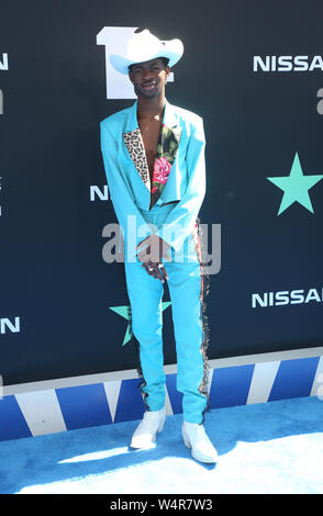 En vedette : BET Awards 2019 Nas Lil X Où : Los Angeles, California, United States Quand : 24 Juin 2019 Crédit : FayesVision/WENN.com Banque D'Images