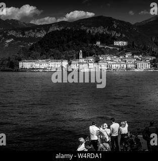 BELLAGIO, ITALIE, 01 juin 2019 : ferry à Bellagio, sur le lac de Côme, 01 juin 2019, à Bellagio, Italie Banque D'Images