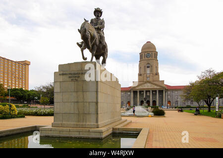 Hôtel de ville de Tshwane sur la place Prestorius, Pretoria, Afrique du Sud Banque D'Images