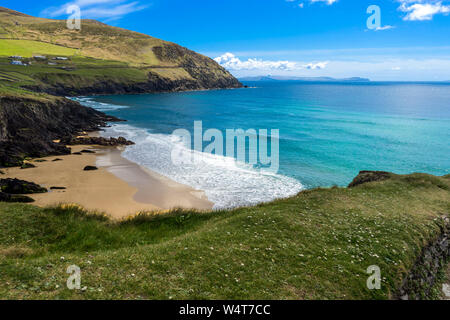 Coumeenole Beach, péninsule de Dingle, Kerry, Irlande Banque D'Images