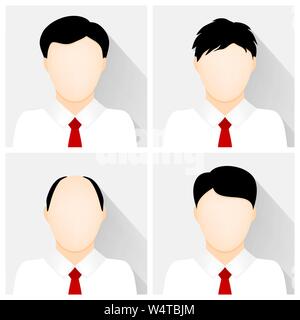 Businessman icons set vector Illustration de Vecteur