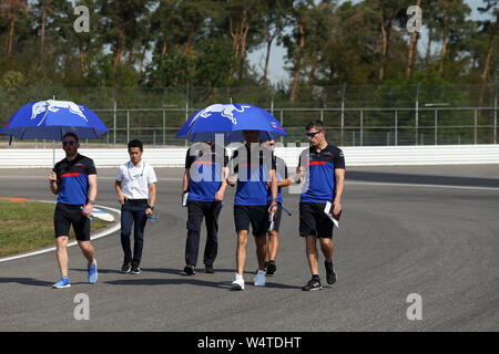 Hockenheim, Allemagne. Le 25 juillet, 2019. Grand Prix de Formule 1 Allemagne 2019 Dans le pic : Alexander Albon (THA) Scuderia Toro Rosso STR14 Crédit : LaPresse/Alamy Live News Banque D'Images