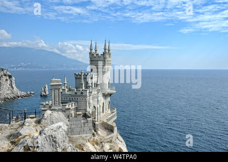 Swallow's Nest - Le symbole de la côte sud de la Crimée Banque D'Images