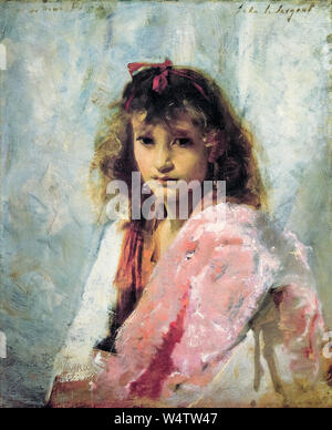 John Singer Sargent portrait, peinture, Carmela Bertagna, vers 1880 Banque D'Images