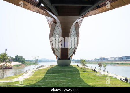 La province de Nakhon Sawan, Thaïlande - 12 Avril 2019 : Avis de Pasan, l'Édifice commémoratif de l'origine de la rivière Chao Phraya Nakhon Sawan, en Thaïlande. C'est t Banque D'Images