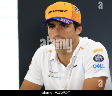 D'Hockenheim, Hockenheim, Allemagne. Le 25 juillet, 2019. Mercedes-Benz de Formule 1 Grand Prix d'Allemagne ; Jour de l'arrivée ; McLaren, Carlos Sainz : Action Crédit Plus Sport/Alamy Live News Banque D'Images