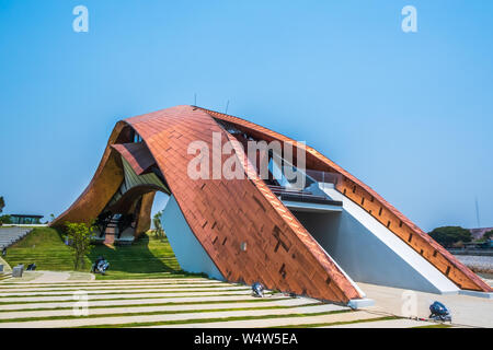 La province de Nakhon Sawan, Thaïlande - 12 Avril 2019 : Avis de Pasan, l'Édifice commémoratif de l'origine de la rivière Chao Phraya Nakhon Sawan, en Thaïlande. C'est t Banque D'Images