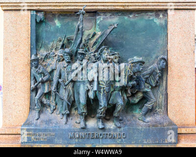 FLORENCE, ITALIE - 12 MAI 2019 - Monument aux morts de la bataille de Mentana, Banque D'Images