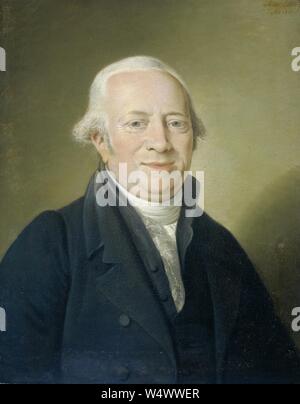 Cornelis Sebille Roos (1754-1820). En Kunstkoper -makelaar te Amsterdam en Inspecteur van de Nationale Konst-Gallery op het Huis ten Bosch te Den Haag Banque D'Images