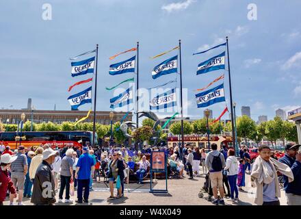 Pier 39, Fisherman's Wharf à San Francisco, Californie Banque D'Images