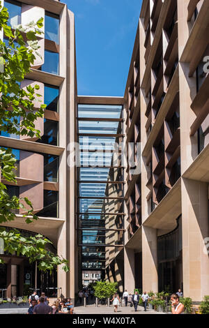 Bloomberg Building, Media group le siège européen, 3, Rue de la reine Victoria, Ville de Londres, Angleterre, Royaume-Uni Banque D'Images