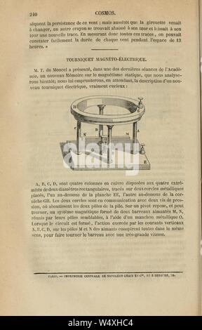 - Cosmos, Revue encyclopédique hebdomadaire des progrès.des sciences (page 240) Banque D'Images