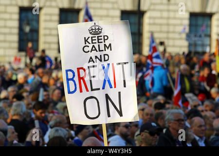 Démonstration pro Brexit Banque D'Images