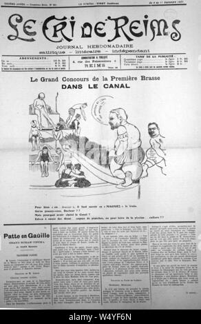Cri de Reims 1921 septembre 75249. Banque D'Images