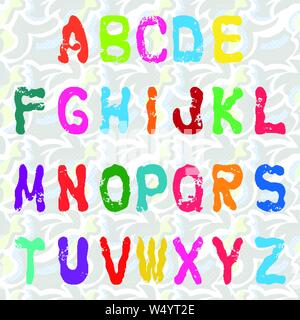 Alphabet Graffiti Collection vector illustration Illustration de Vecteur