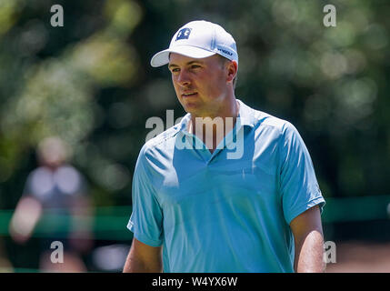 Memphis, TN, USA. Le 25 juillet, 2019. La Jordanie Speith pendant le premier tour de la WGC-FedEx St. Jude Invitational Golf Tournament à TPC Southwind à Memphis, TN. Siegel gris/Cal Sport Media/Alamy Live News Banque D'Images