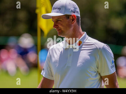 Memphis, TN, USA. Le 25 juillet, 2019. Justin s'est accru au cours de la première ronde de la WGC-FedEx St. Jude Invitational Golf Tournament à TPC Southwind à Memphis, TN. Siegel gris/Cal Sport Media/Alamy Live News Banque D'Images