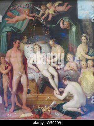 'Mars et Venus' de Cornelis Cornelisz van Haarlem,. Banque D'Images