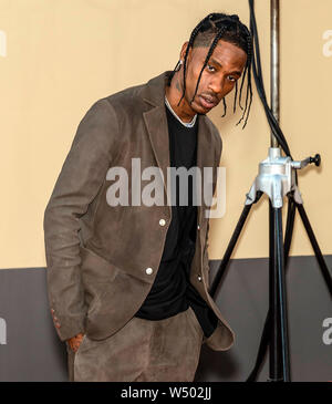 Los Angeles, CA - le 22 juillet 2019 : Travis Scott assiste à la première de Los Angeles était une fois à Hollywood" tenue au Théâtre chinois de Grauman Banque D'Images