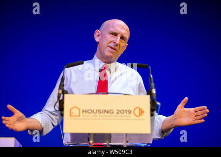 John Healey MP parle à la CIH Conférence sur l'habitation 2019 www.chrisbullphotographer.c Banque D'Images