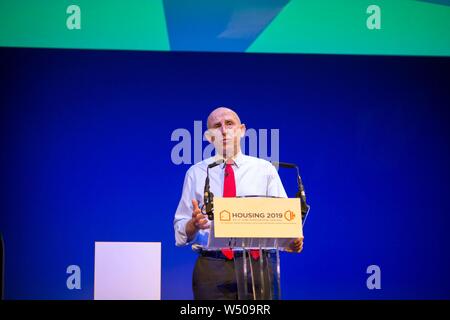 John Healey MP parle à la CIH Conférence sur l'habitation 2019 www.chrisbullphotographer.c Banque D'Images