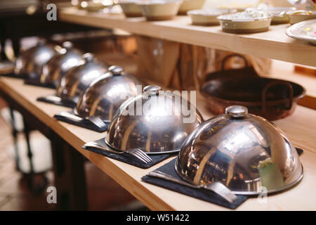 Petit-déjeuner buffet à l'hôtel ou restaurant Banque D'Images