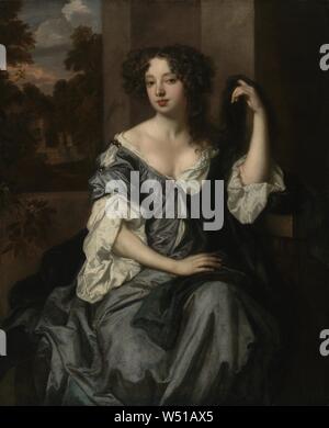 Portrait de Louise de Keroualle, duchesse de Portsmouth, Peter Lely (anglais, 1618 - 1680), environ 1671 - 1674, huile sur toile, 125,1 × 101,6 cm (49 1/4 x 40 in Banque D'Images