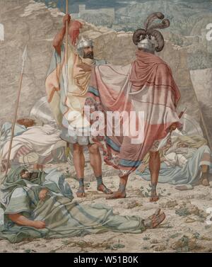 Merci : David retient la vie de Saül, Richard Dadd (britannique, 1817 - 1886), 1854, huile sur toile, 61 × 50,8 cm (24 × 20 en Banque D'Images