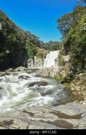 Tawhai chutes d'eau du parc national de Tongariro, Nouvelle-Zélande Banque D'Images