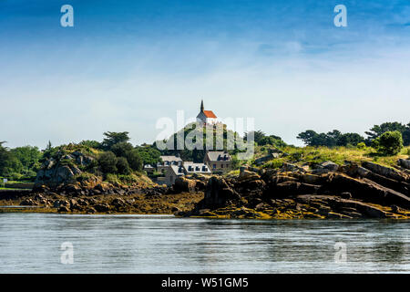 Ile de Brehat. Chapelle Saint Michel. Cotes d'Armor. Bretagne. France Banque D'Images