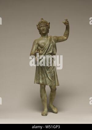 Statuette de Roma ou Virtus, Inconnu, Rome, Latium, Italie, 50 - 75, Bronze, 33,1 cm (13 1/16 in Banque D'Images