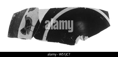 Grenier Black-Figure Coupe Bande de fragments, Inconnu, Athènes, Grèce, 550 - 530 avant J.-C., diverses extensions, voir Banque D'Images